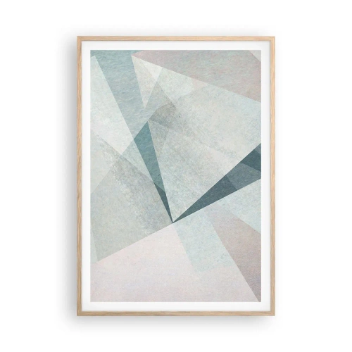 Plagát v ráme zo svetlého duba - V kľude, ale dynamicky - 70x100 cm