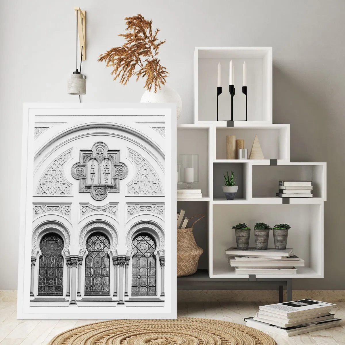 Plagát v bielom ráme - Na pomedzí kultúr - 70x100 cm