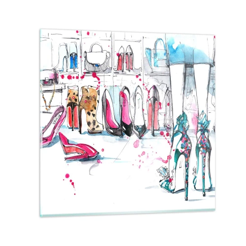 Obraz na skle - Sezame, otvor sa - 30x30 cm