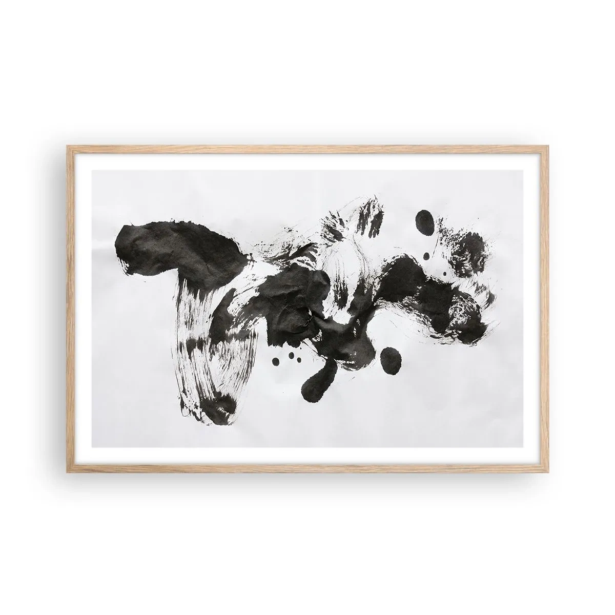 Plagát v ráme zo svetlého duba - Metóda v šialenstve? - 91x61 cm