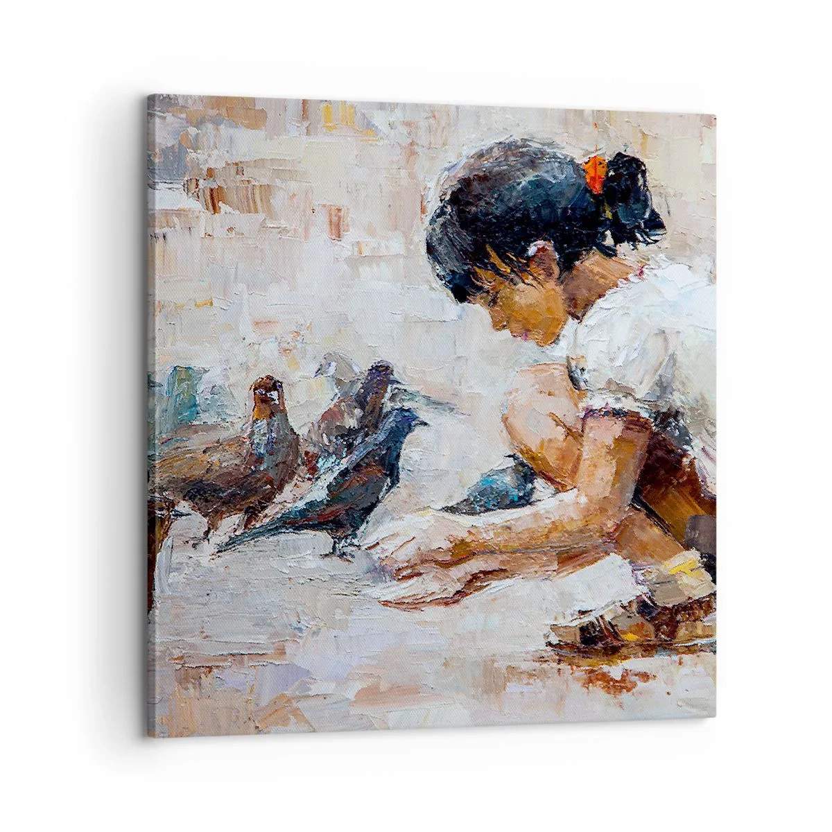 Obraz na plátne - Maličkí a najmilší - 60x60 cm
