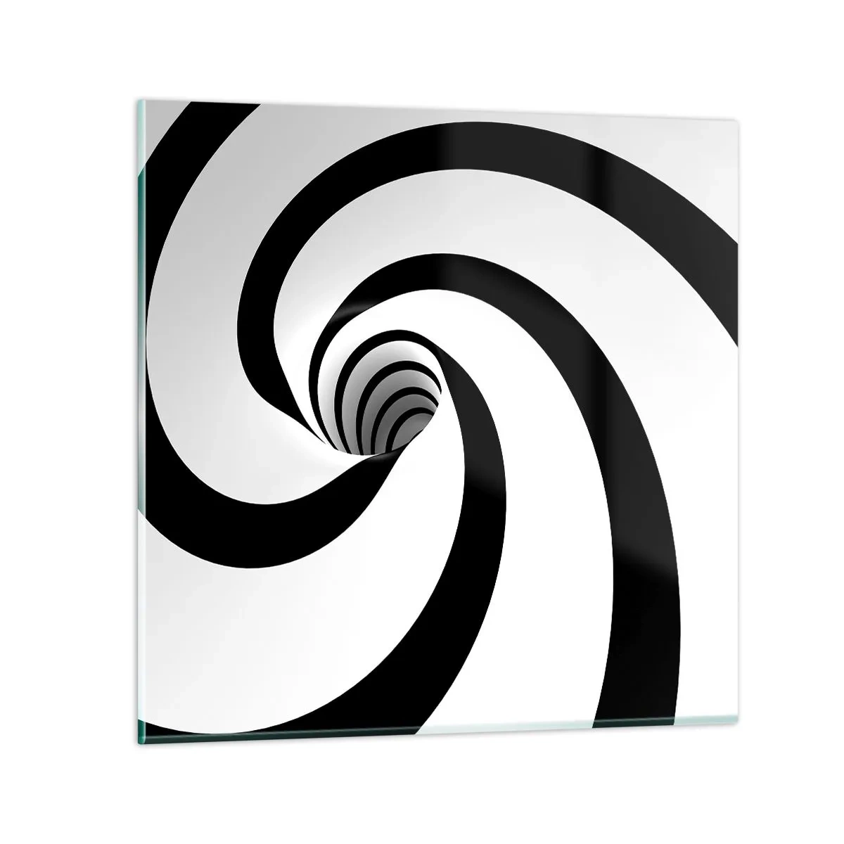 Obraz na skle - Podľahnúť víru? - 40x40 cm