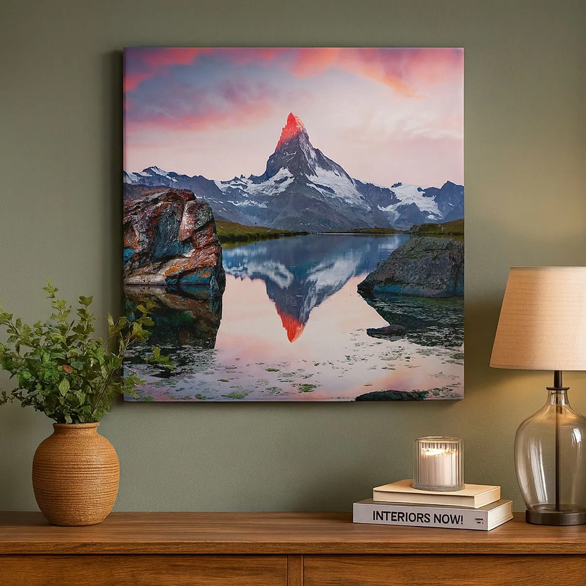 Obraz na plátne - Srdce hôr je vrelé - 30x30 cm