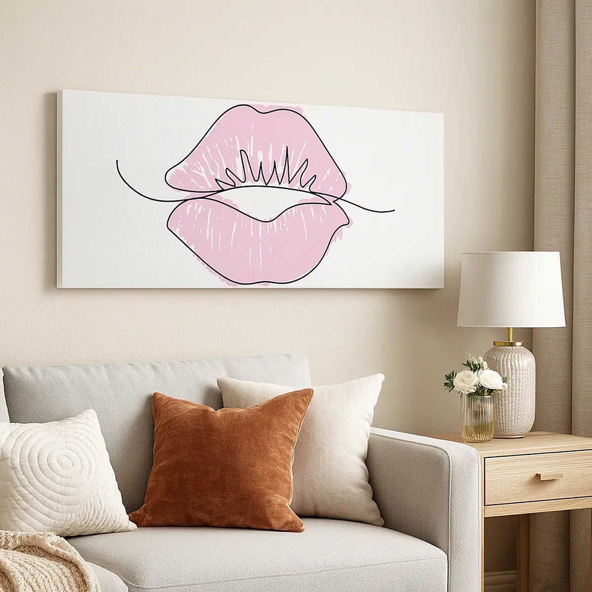 Obraz na plátne - Si pripravený na bozk? - 30x30 cm