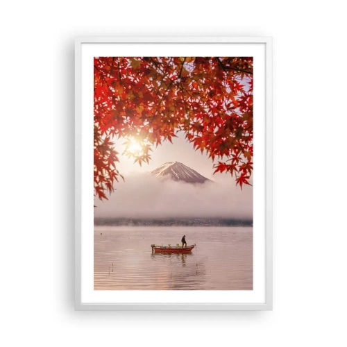 Plagát v bielom ráme - V japonskom štýle - 50x70 cm