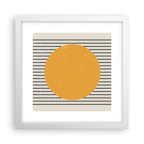 Plagát v bielom ráme - Sila jednoduchosti - 30x30 cm