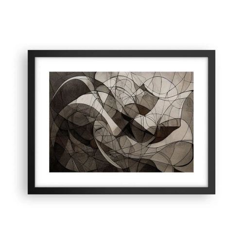 Plagát v čiernom ráme - Obeh farieb Zeme - 40x30 cm