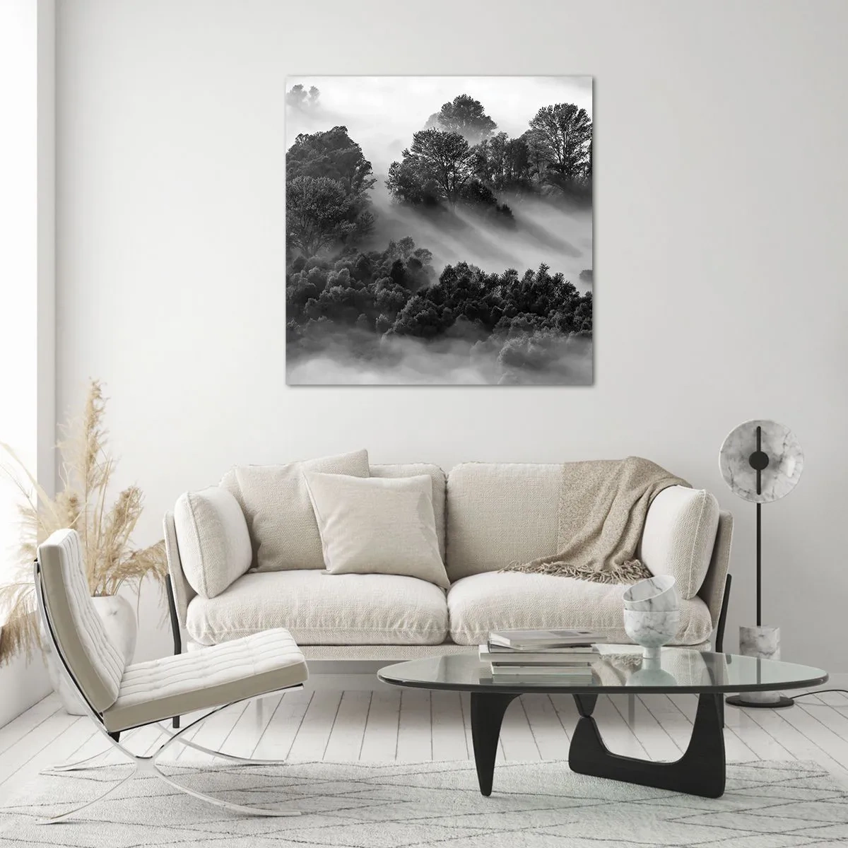 Obraz na skle - Prebúdzanie zo spánku - 60x60 cm