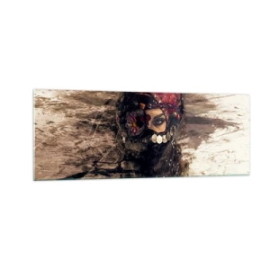 Obraz na skle - Prinajmenšom znepokojujúca - 140x50 cm