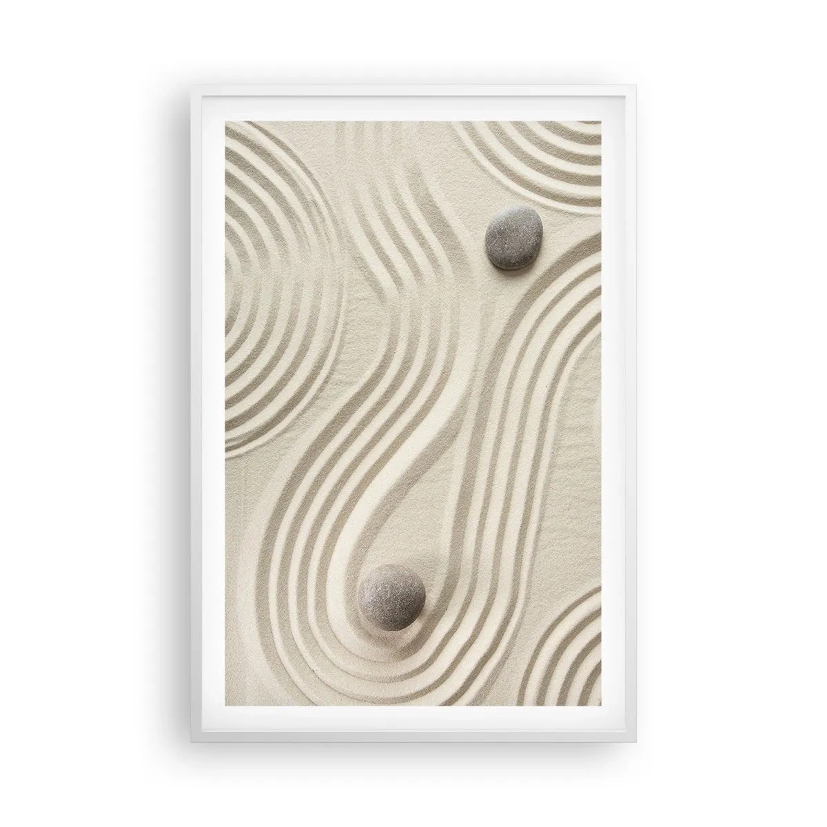 Plagát v bielom ráme - Dotyk tepla - 61x91 cm