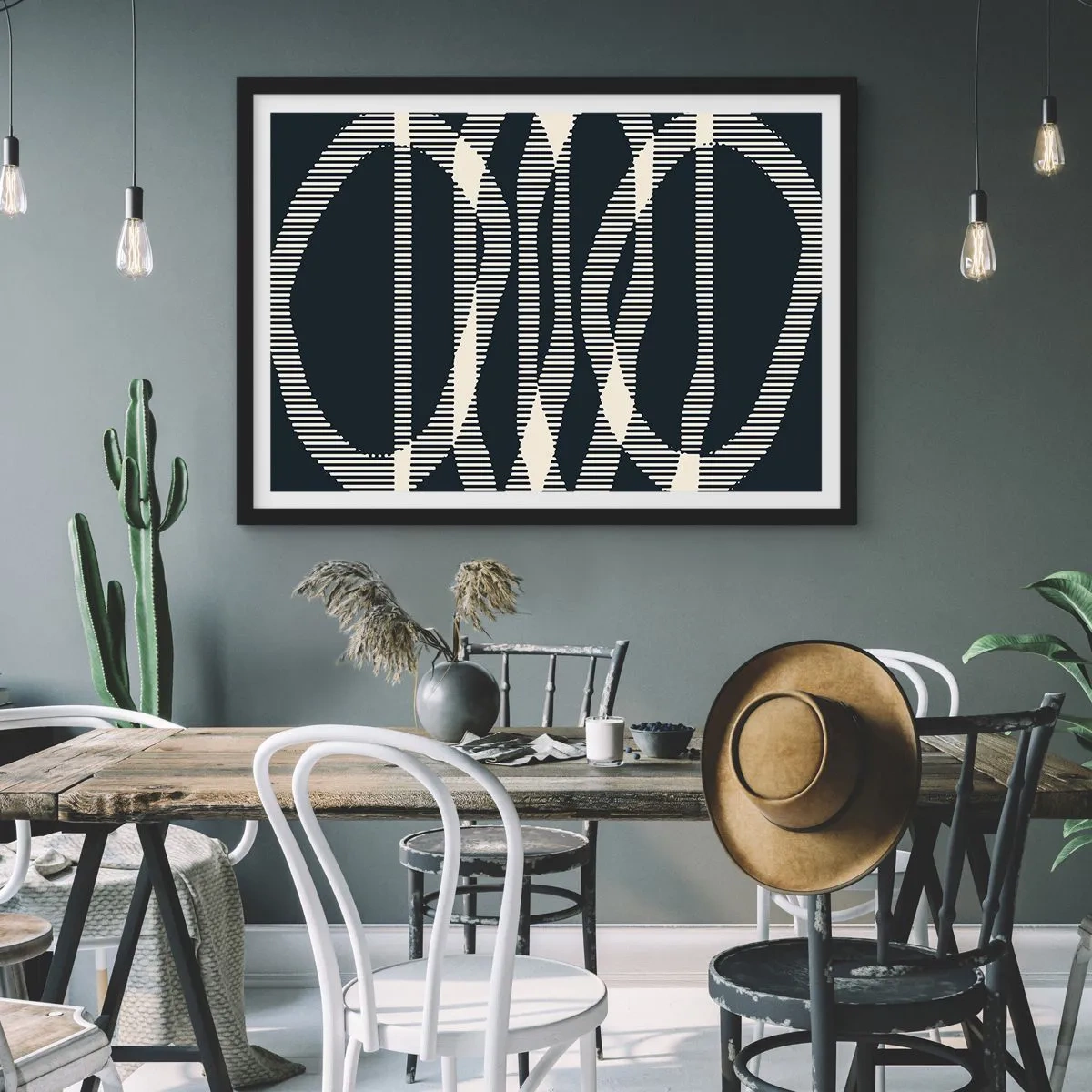 Plagát v čiernom ráme - Pokus o prelomenie temnoty - 91x61 cm