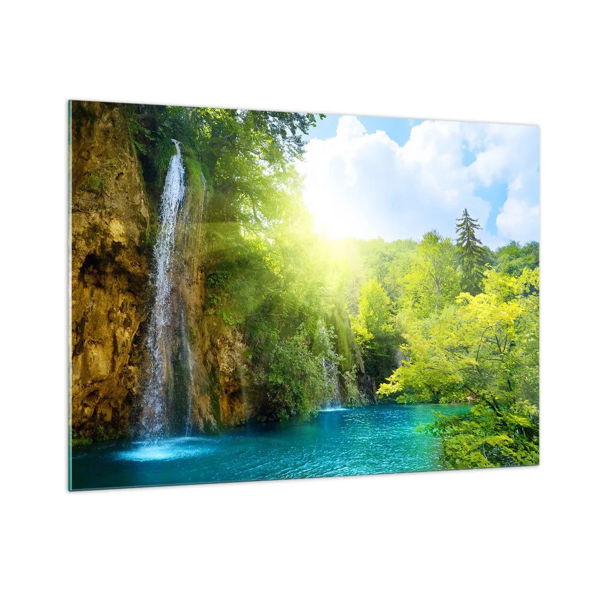 Obraz na skle - To musí byť Eden - 100x70 cm