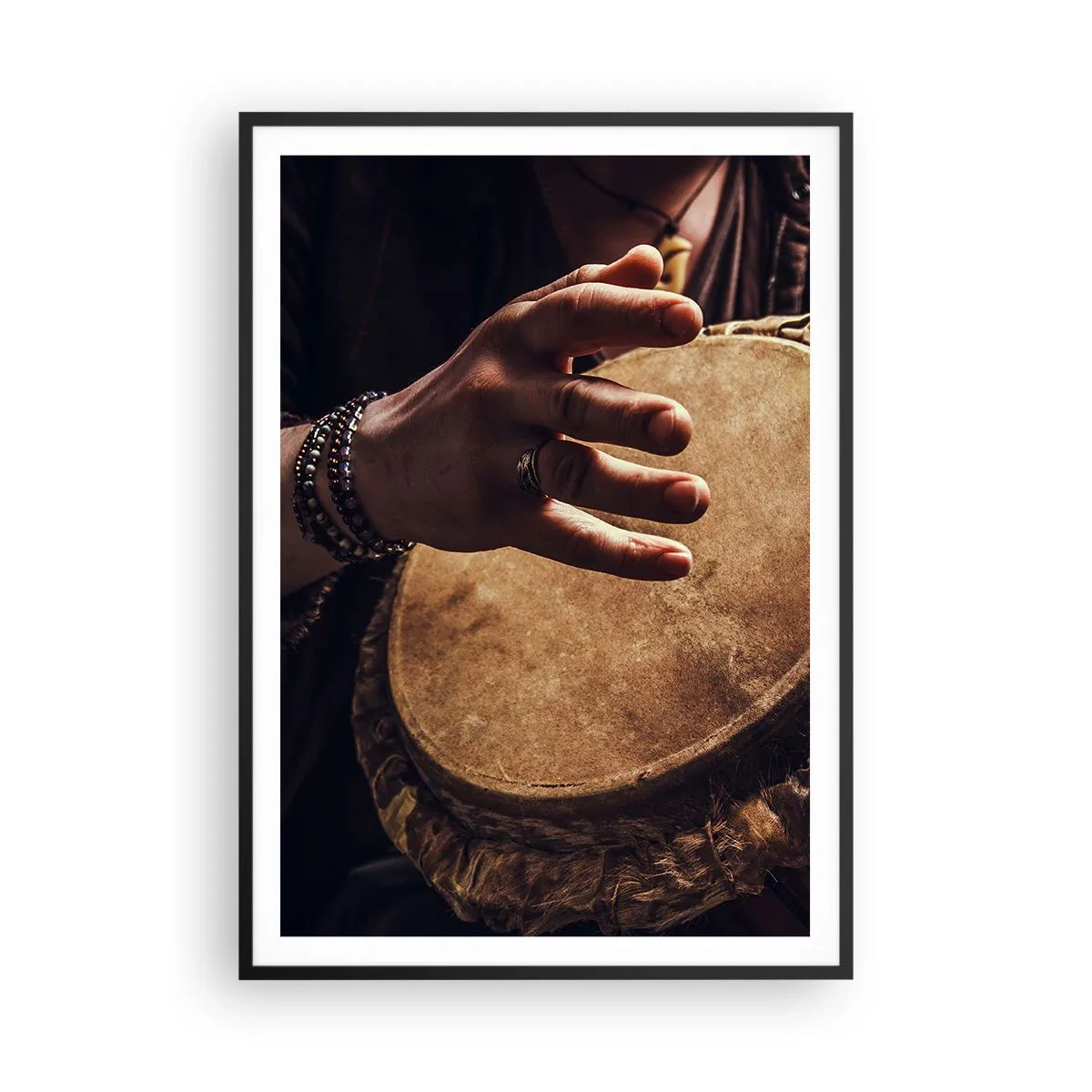 Plagát v čiernom ráme - V rytme srdca - 70x100 cm