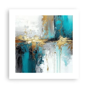 Plagát - Všetko plynie - 40x40 cm