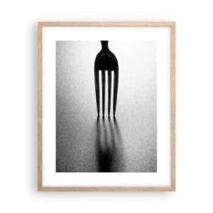 Plagát v ráme zo svetlého duba - Svetlo a tieň - 40x50 cm