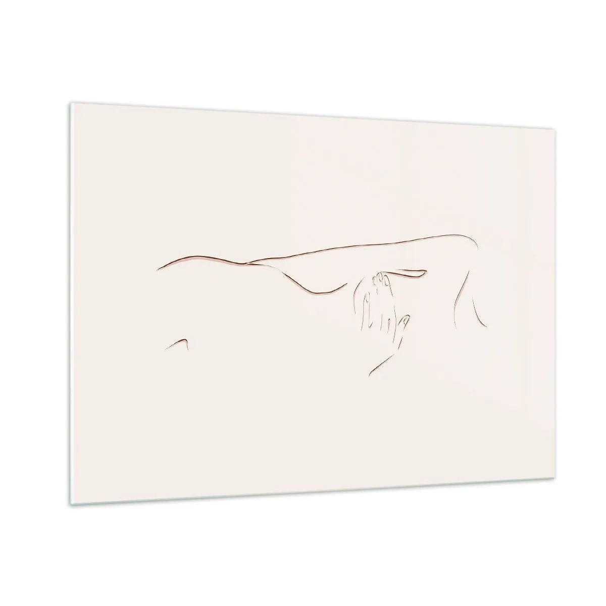 Obraz na skle - Tvar túžby - 100x70 cm