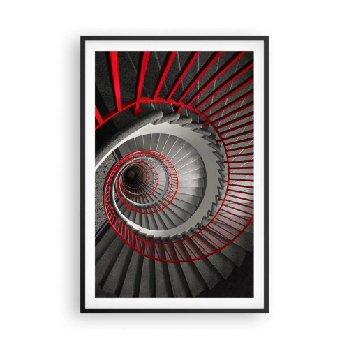 Plagát v čiernom ráme - Architektonické hry - 61x91 cm