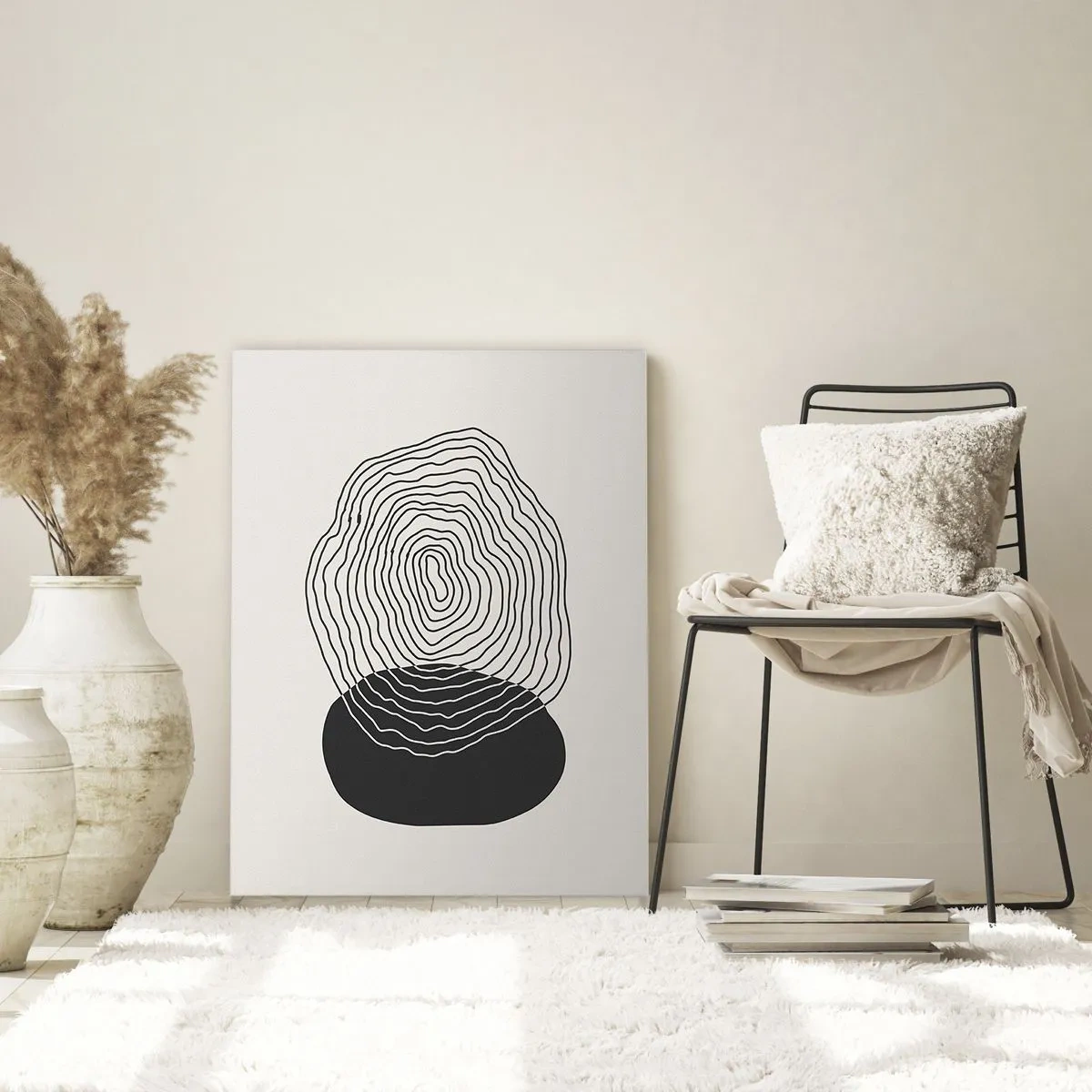 Obraz na skle - Trvanie a kmitanie - 80x120 cm