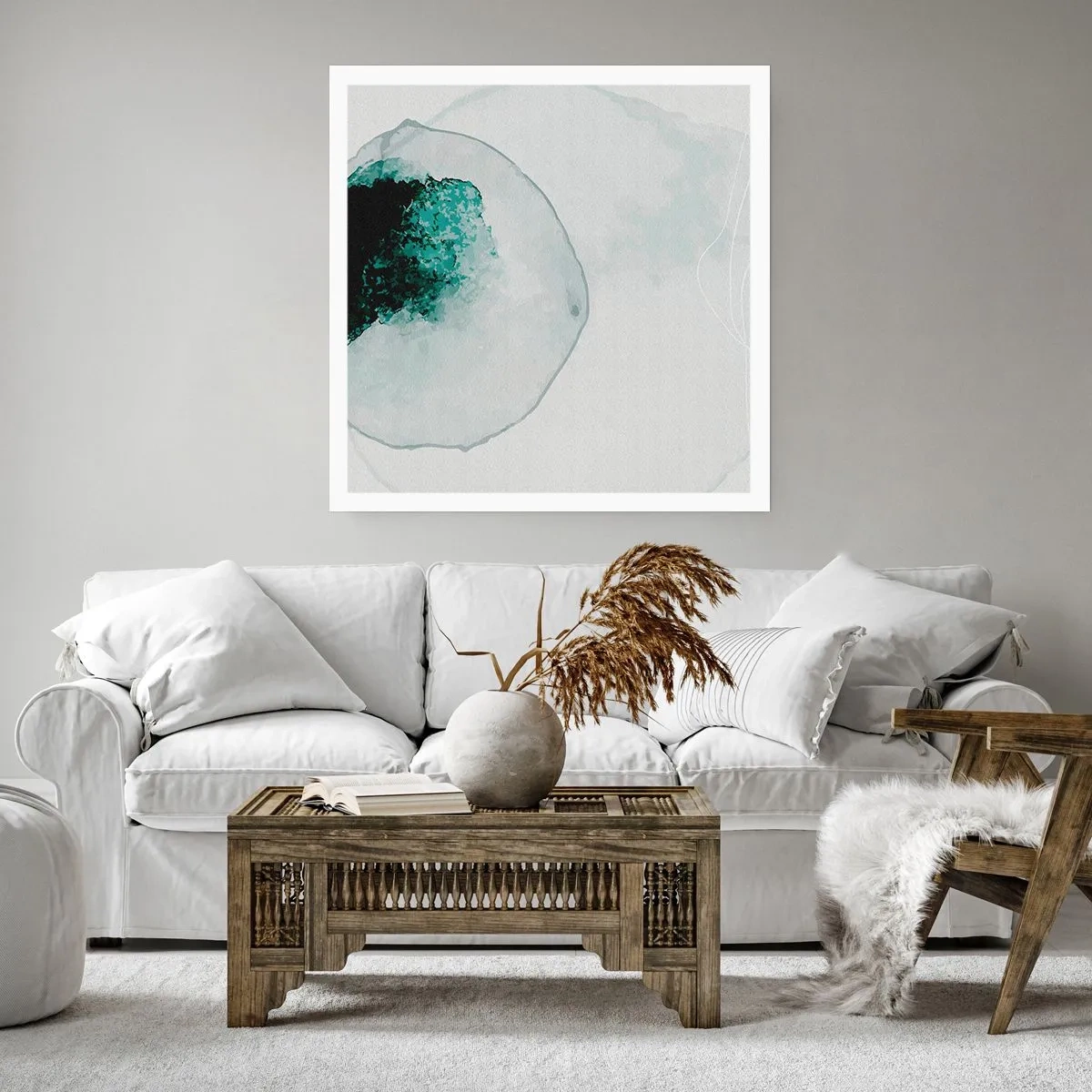 Plagát - V kvapke vody - 60x60 cm