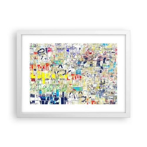 Plagát v bielom ráme - Proste poteší oči - 40x30 cm