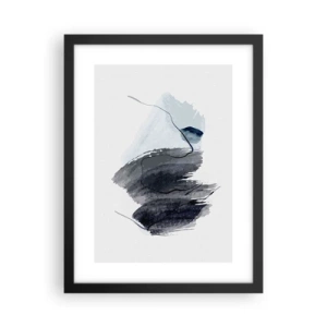 Plagát v čiernom ráme - Intenzita a pohyb - 30x40 cm