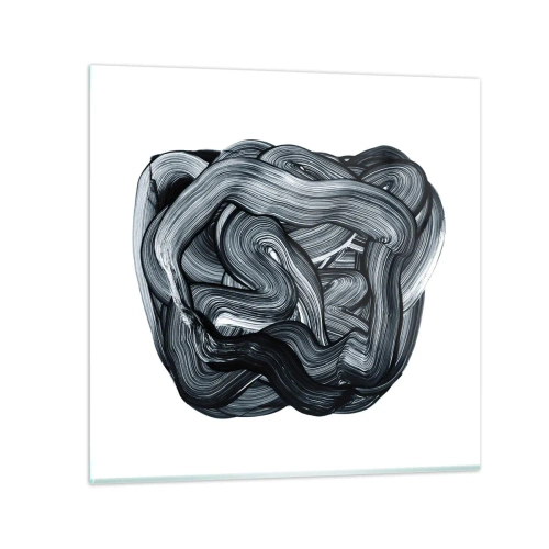 Obraz na skle - Nie je to tak jednoduché - 70x70 cm