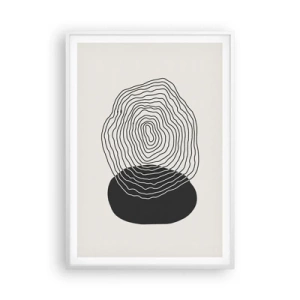 Plagát v bielom ráme - Trvanie a kmitanie - 70x100 cm