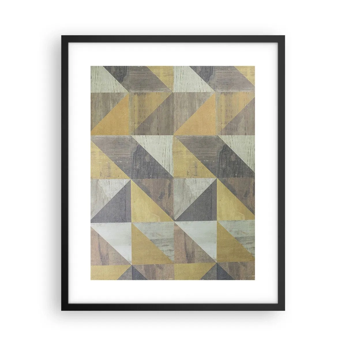Plagát v čiernom ráme - V uhle trojuholníka - 40x50 cm