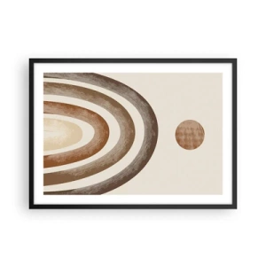 Plagát v čiernom ráme - V ďalekej galaxii - 70x50 cm