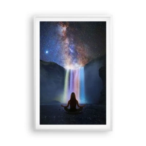 Plagát v bielom ráme - Absolútna harmónia - 61x91 cm