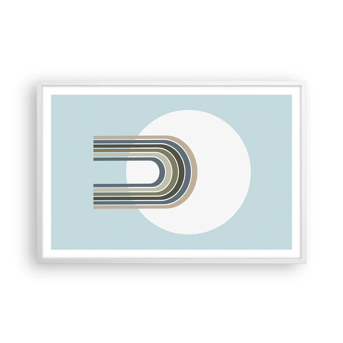 Plagát v bielom ráme - Neodolateľná príťažlivosť - 91x61 cm