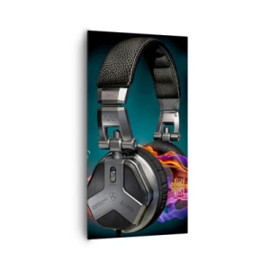 Obraz na plátne - V ohni hudby - 65x120 cm