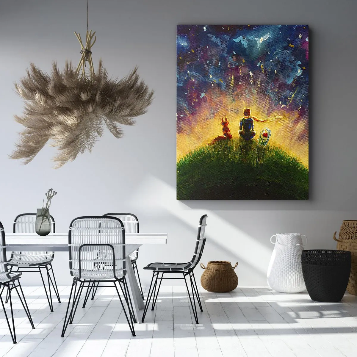 Obraz na plátne - Láska a priateľstvo - celý svet - 50x70 cm