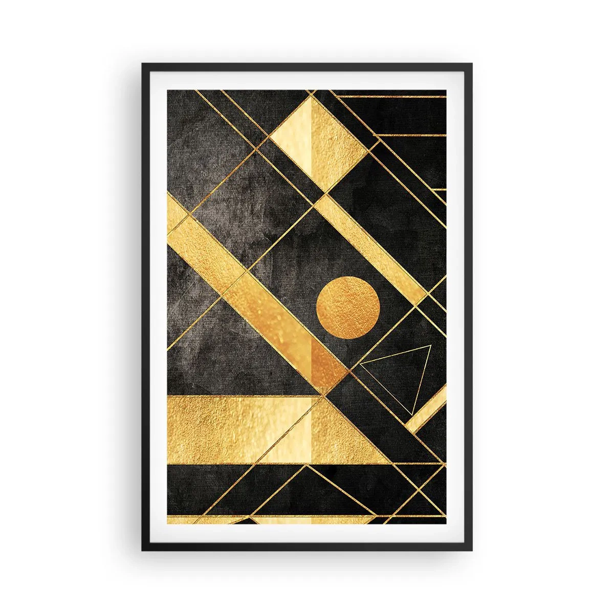 Plagát v čiernom ráme - Slnko púšte - 61x91 cm