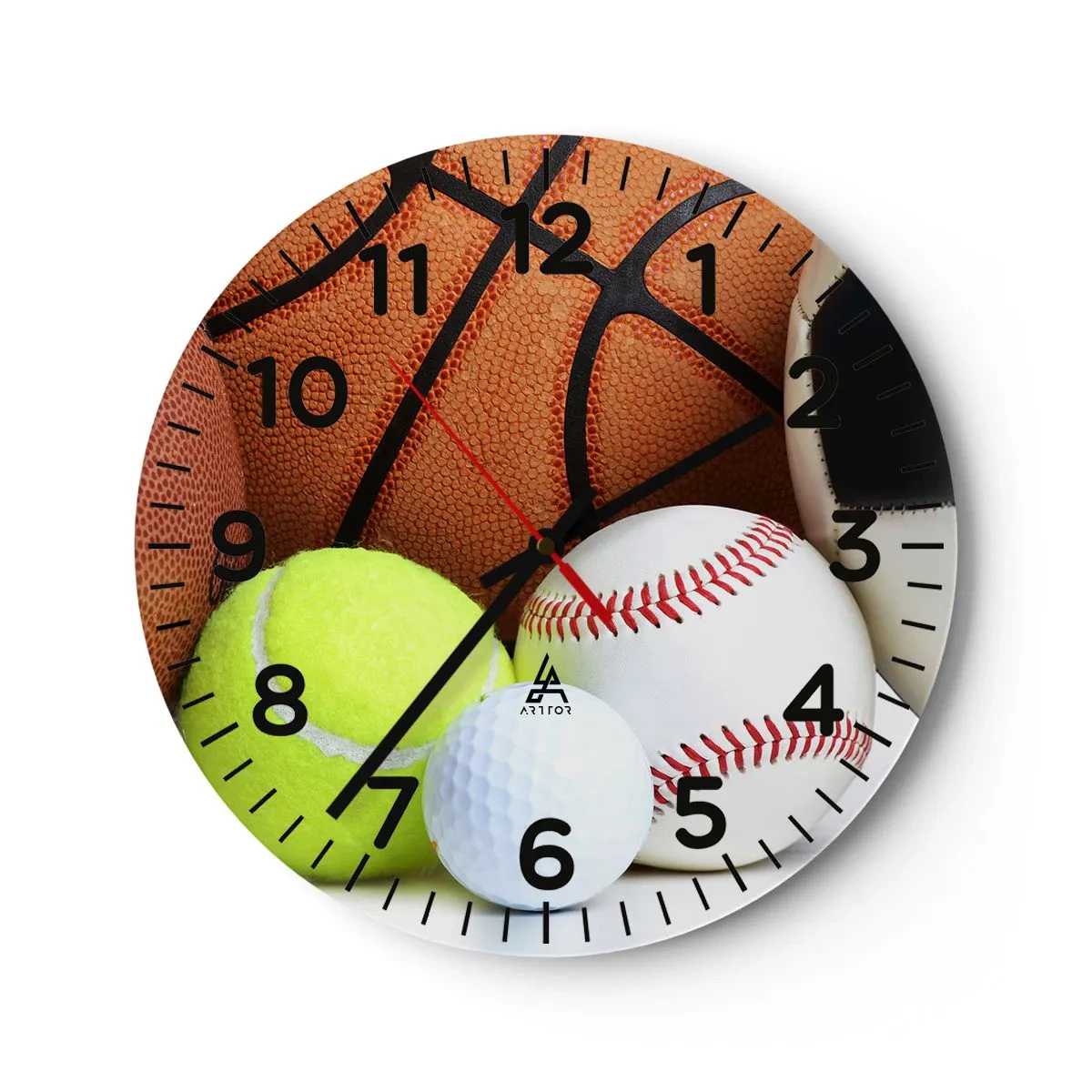 Nástenné hodiny - Spája nás futbal! - 30x30 cm