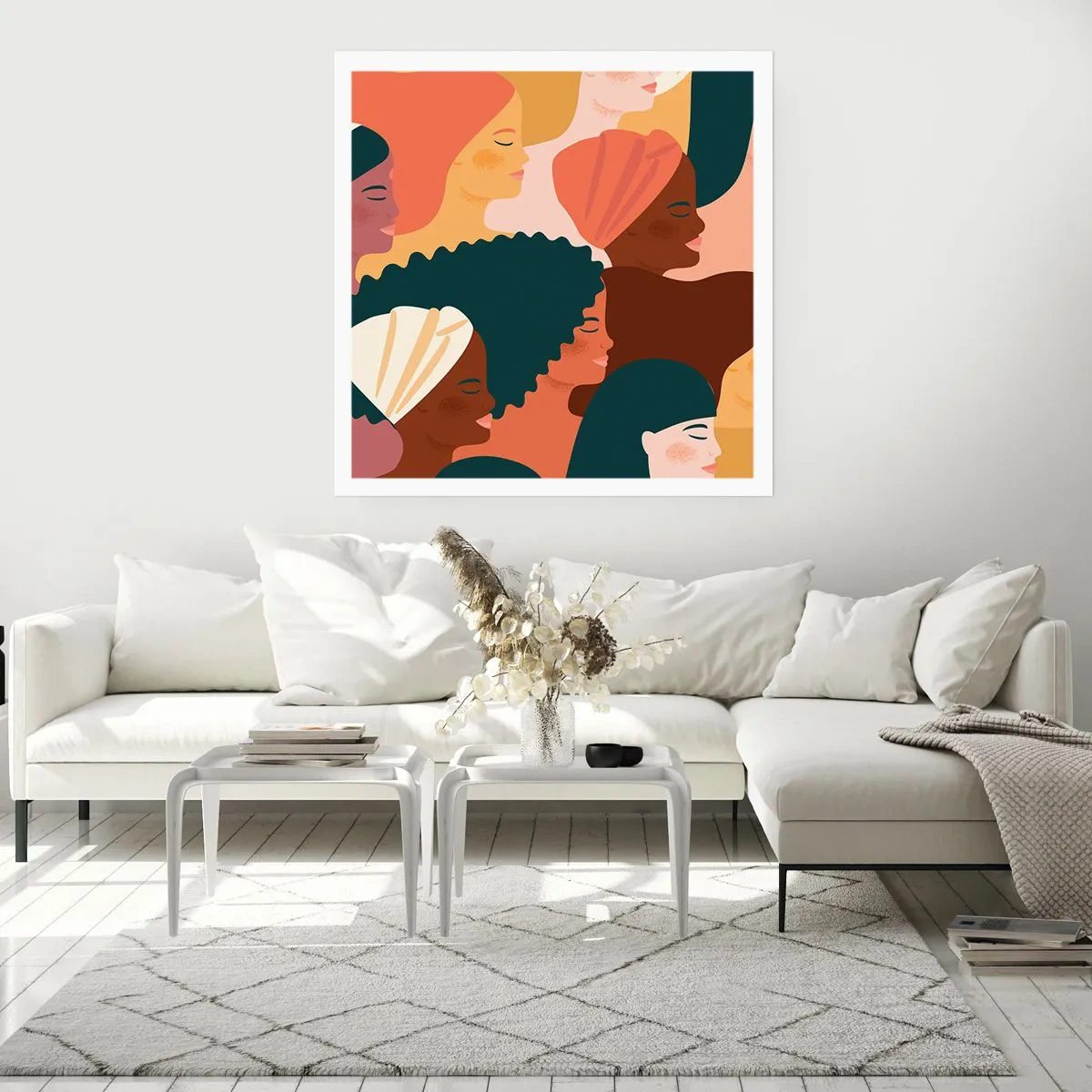 Plagát - Iba ženskosť - 60x60 cm