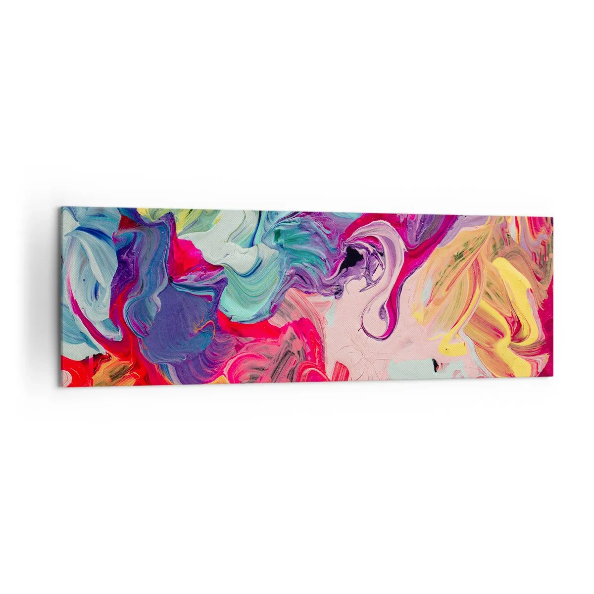 Obraz na plátne - Zrodenie farieb - 160x50 cm