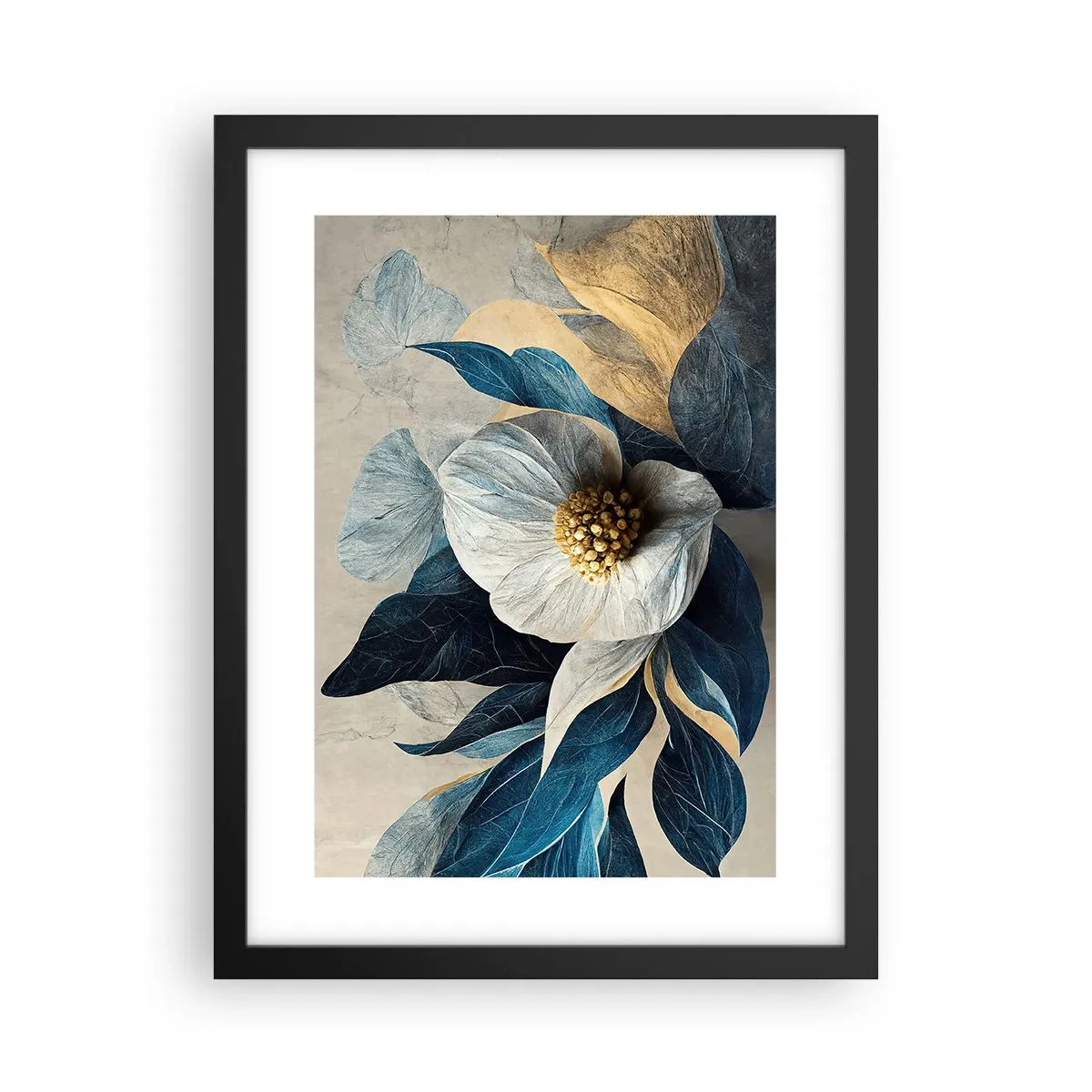 Plagát v čiernom ráme - Má zlaté srdce - 30x40 cm