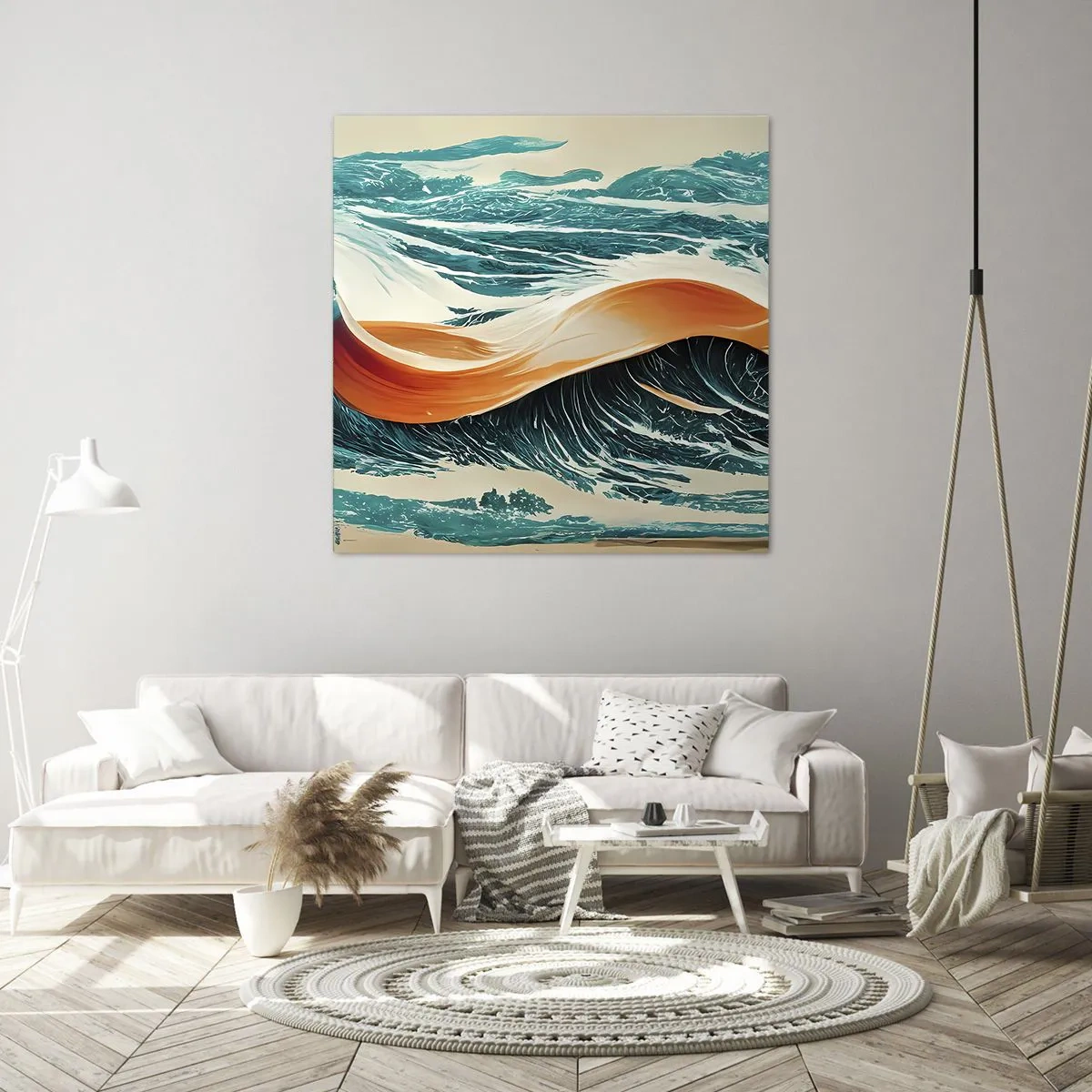 Obraz na plátne - Surferov sen - 30x30 cm