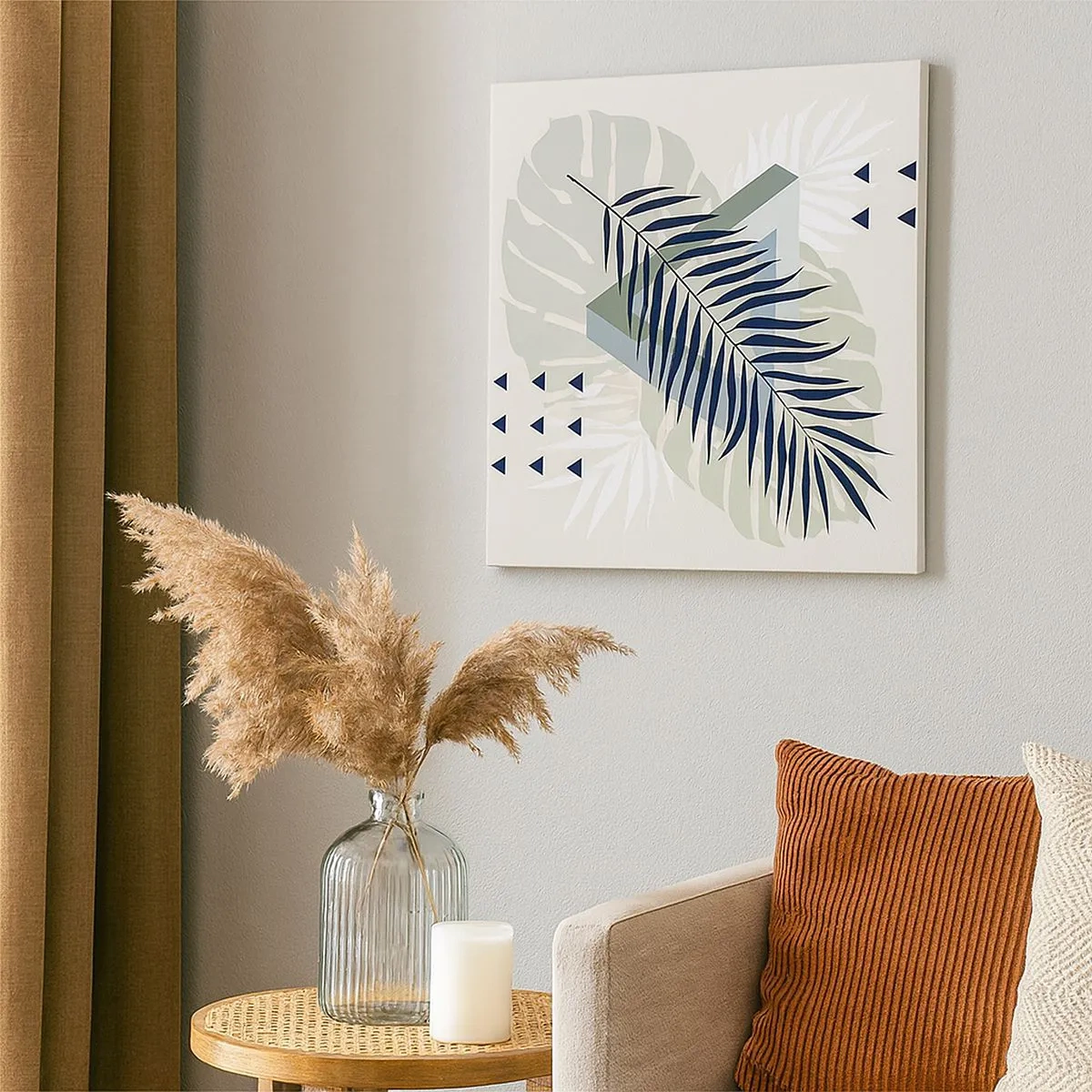 Obraz na plátne - Príroda a geometria – dva poriadky? - 30x30 cm