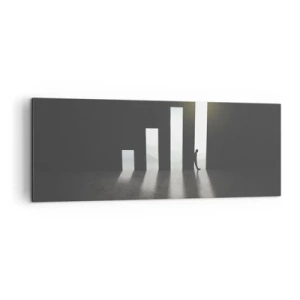 Obraz na plátne - Úspech – impresia - 140x50 cm