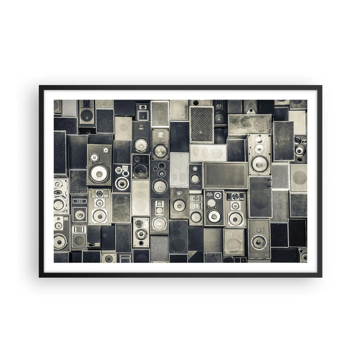 Plagát v čiernom ráme - A všetko je v pohode - 91x61 cm