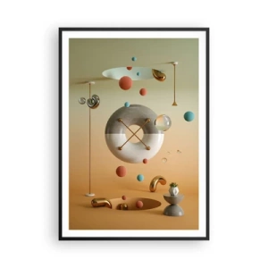 Plagát v čiernom ráme - Všetko je možné - 70x100 cm