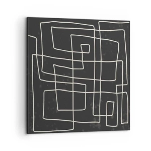 Obraz na plátne - Nie je to tak jednoduché - 50x50 cm