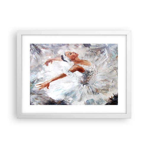 Plagát v bielom ráme - Jemná a ľahká ako tyl - 40x30 cm