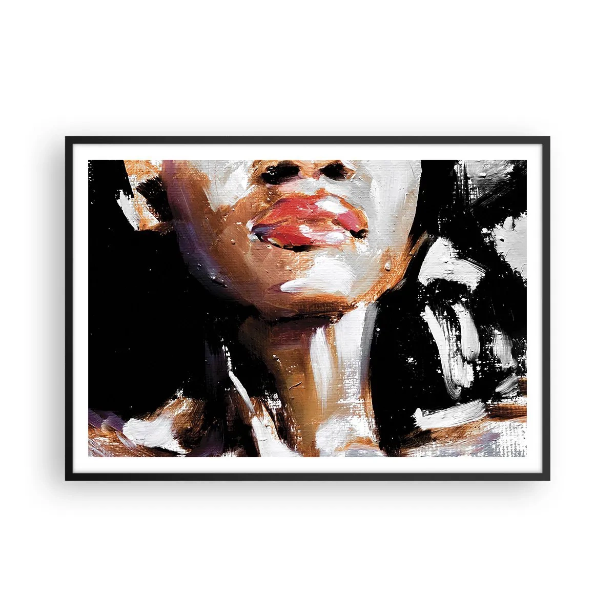 Plagát v čiernom ráme - Hrdosť bez predsudkov - 100x70 cm