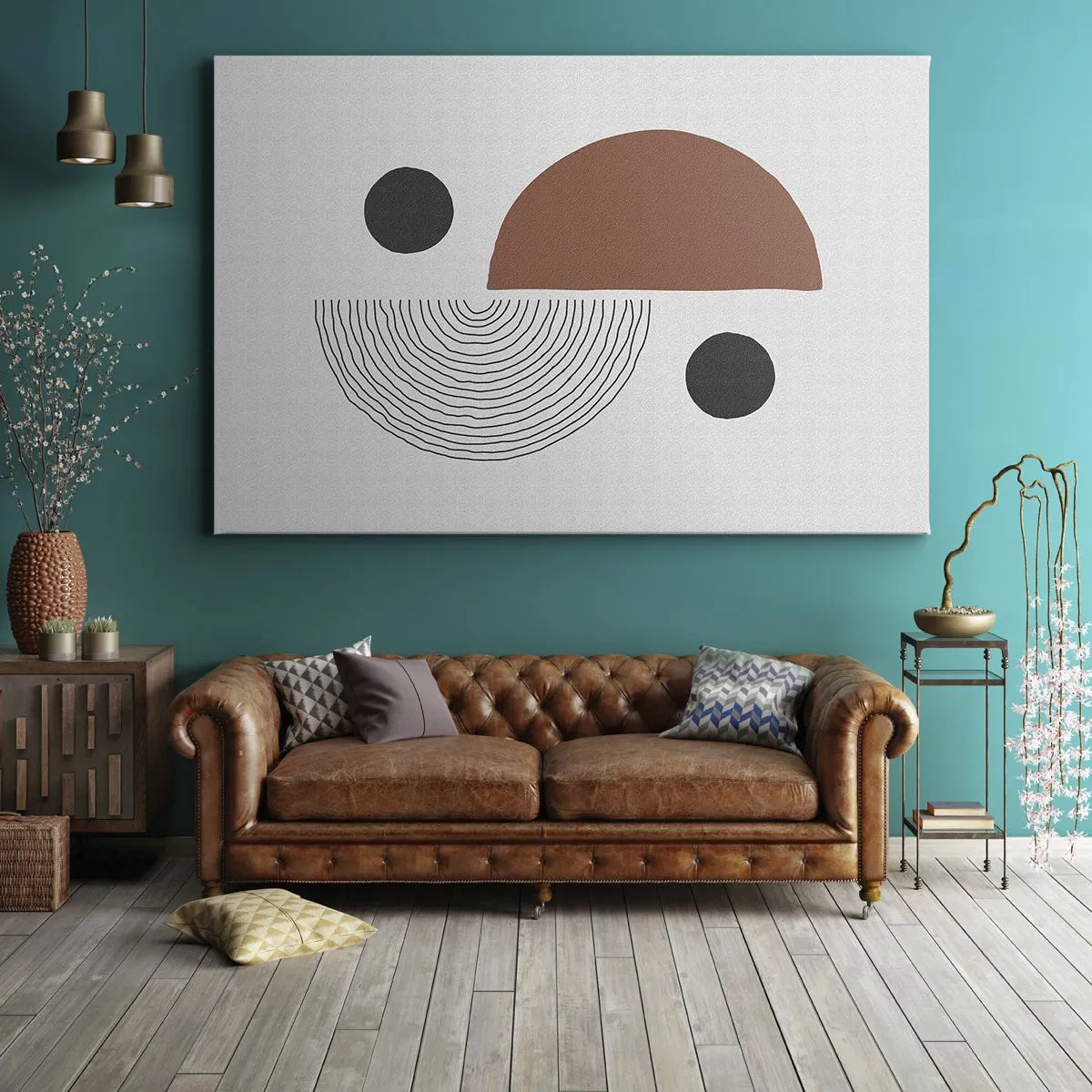 Obraz na plátne - Dokonalosť kruhu - 100x70 cm