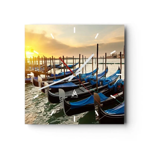 Nástenné hodiny - Kým nastane zmätok - 40x40 cm