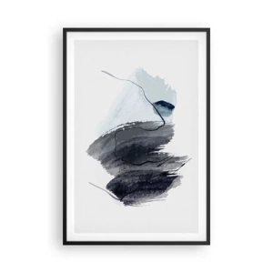 Plagát v čiernom ráme - Intenzita a pohyb - 61x91 cm