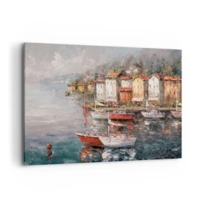 Obraz na plátne - Romantický prístav - 120x80 cm